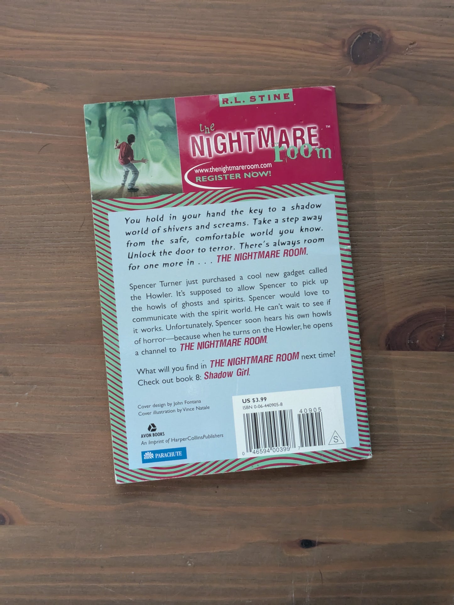 Howler, The (The Nightmare Room #7) by R.L. Stine - Vintage Paperback