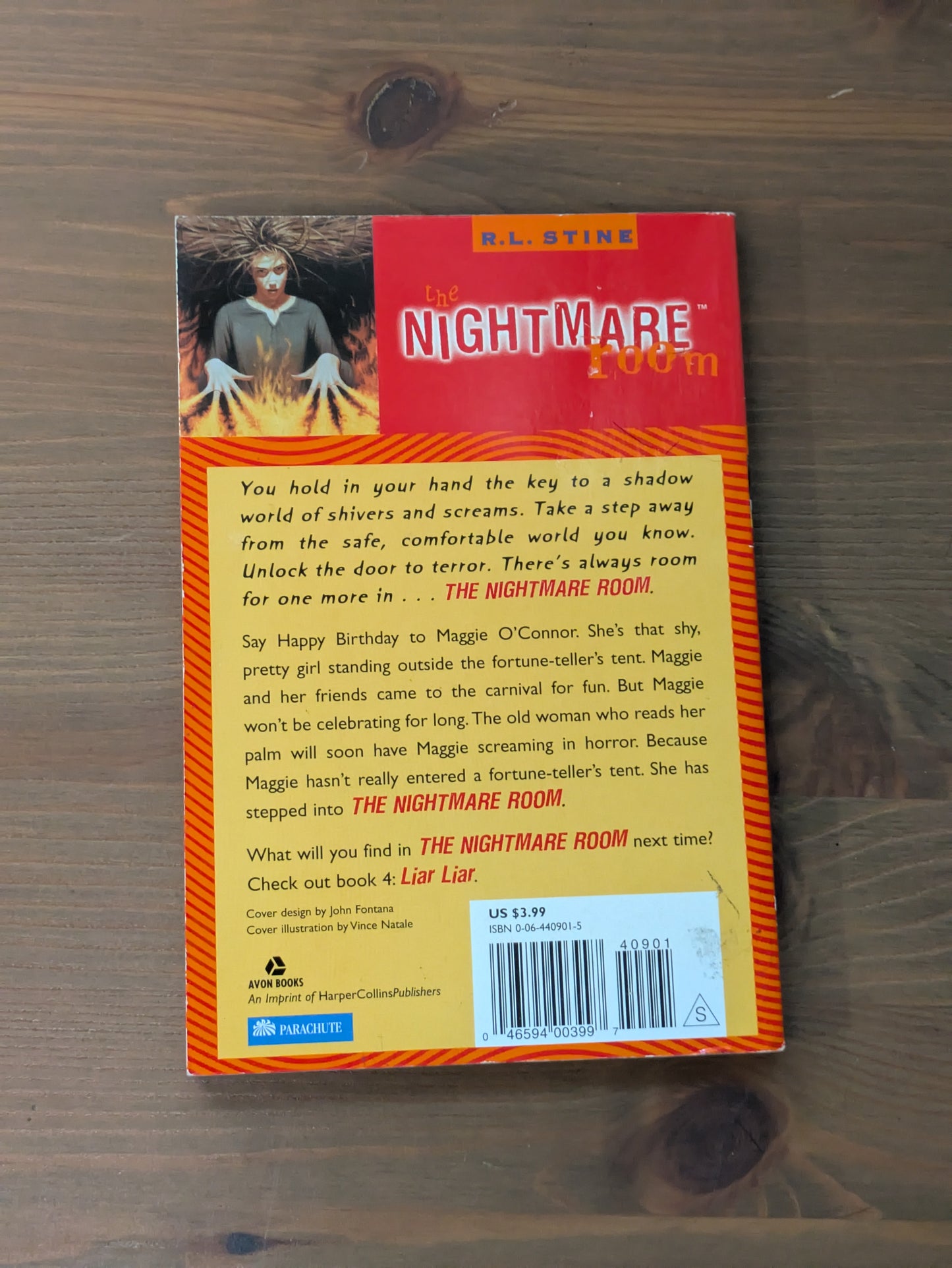 My Name is Evil (The Nightmare Room #3) by R.L. Stine - Vintage Paperback