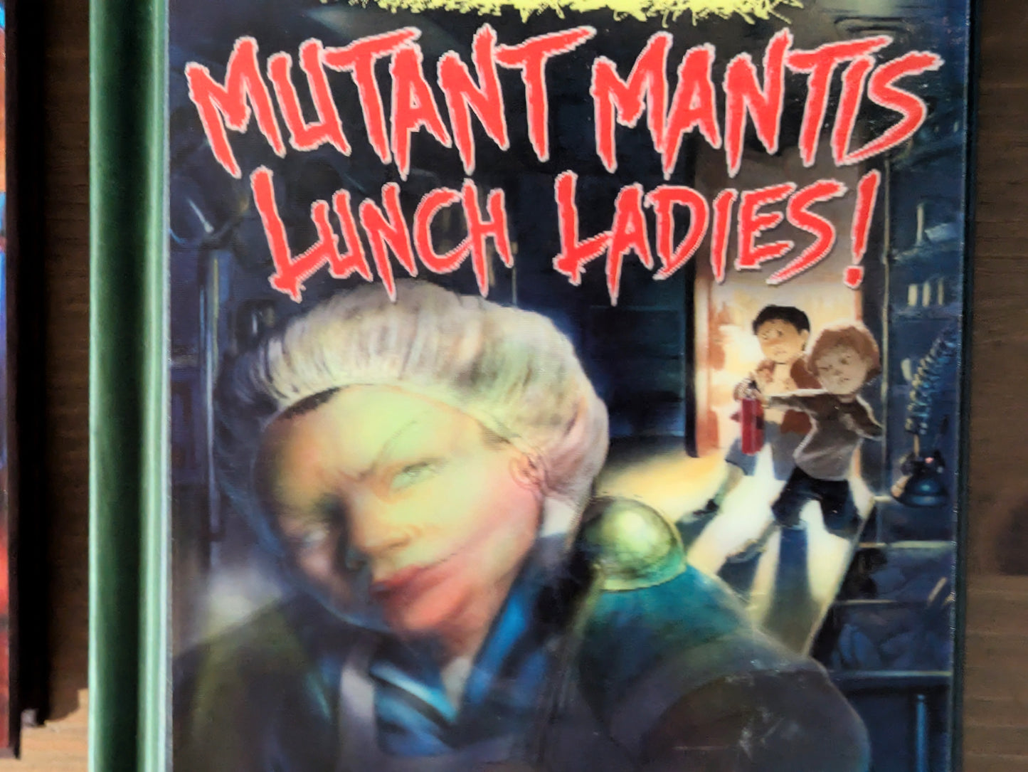 Monstertown Mysteries 2-Pack Set (Invasion of the Scorp-Lions, Mutant Mantis Lunch Ladies) by Bruce Hale - Holographic Hardcovers