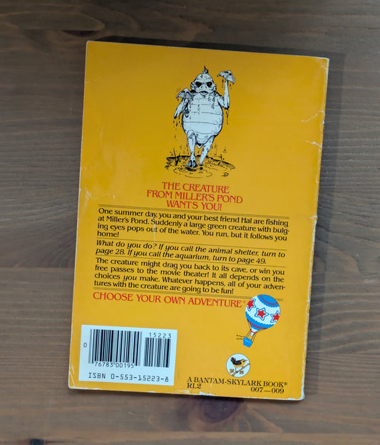 Creature from Miller's Pond (Choose Your Own Adventure: Young Readers #12) by Susan Saunders, Ted Enik (Illustrator)