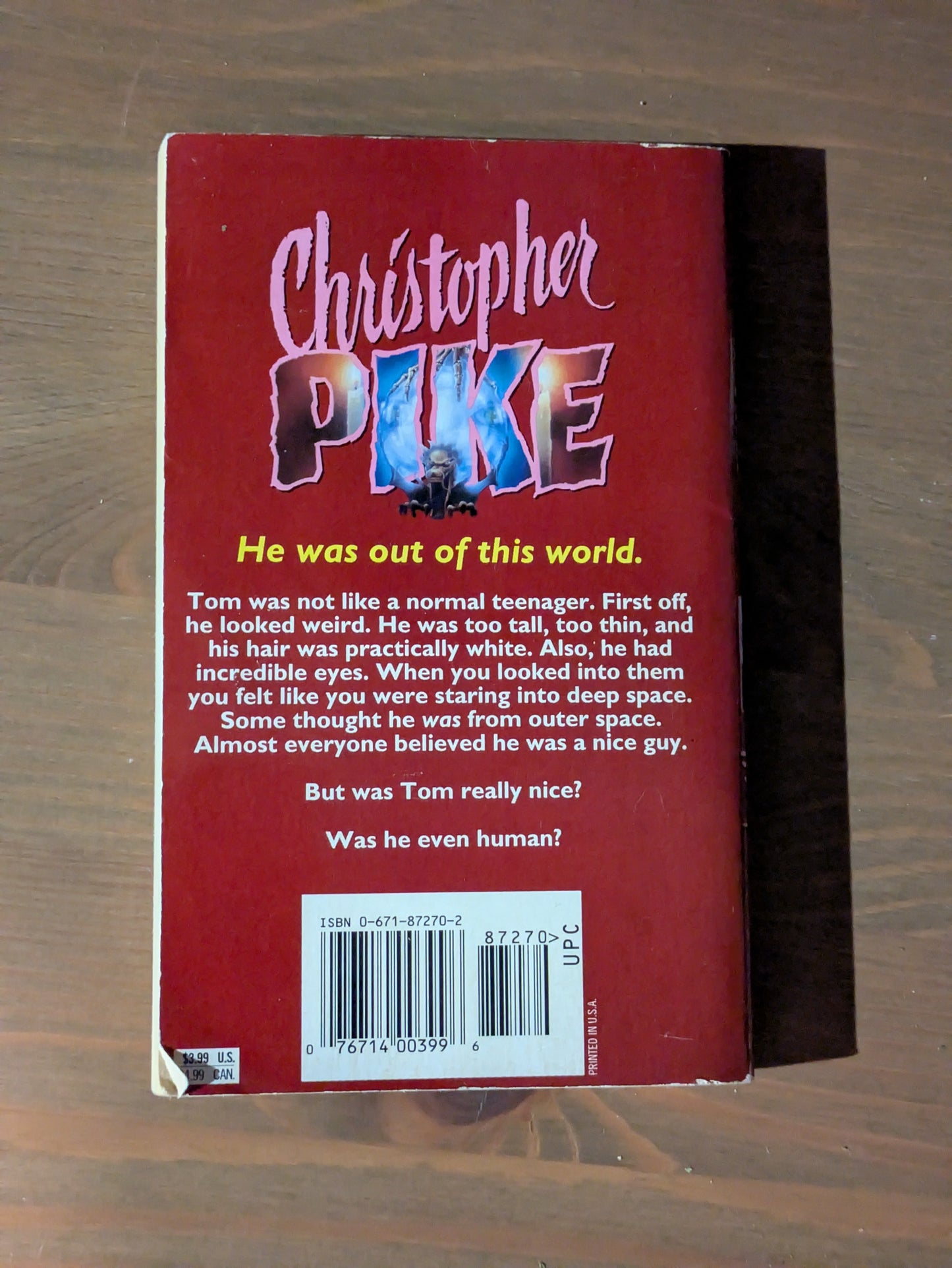 Visitor, The (Vintage Paperback) by Christopher Pike
