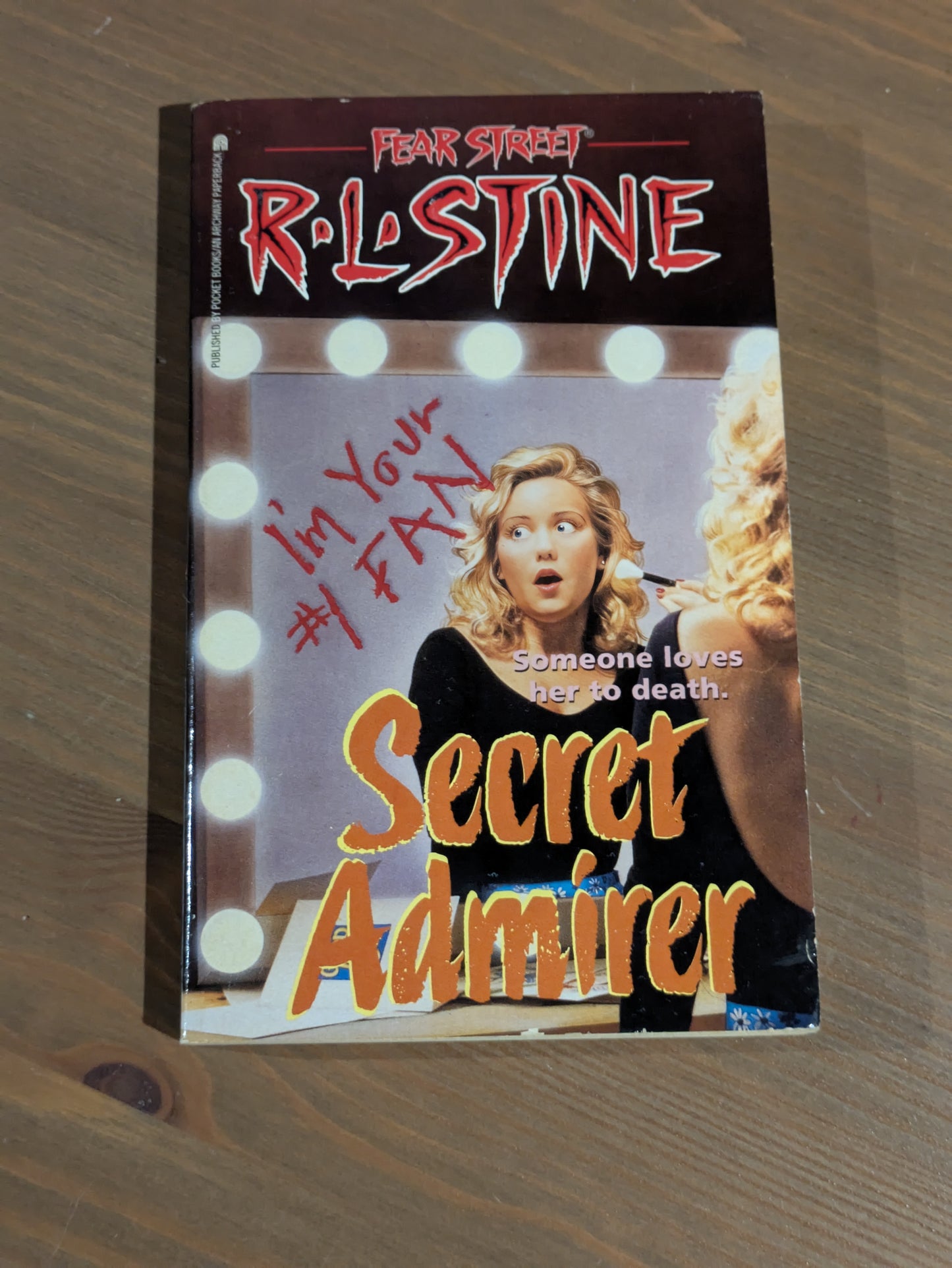 Secret Admirer (Fear Street #36) R.L. Stine - Vintage Paperback