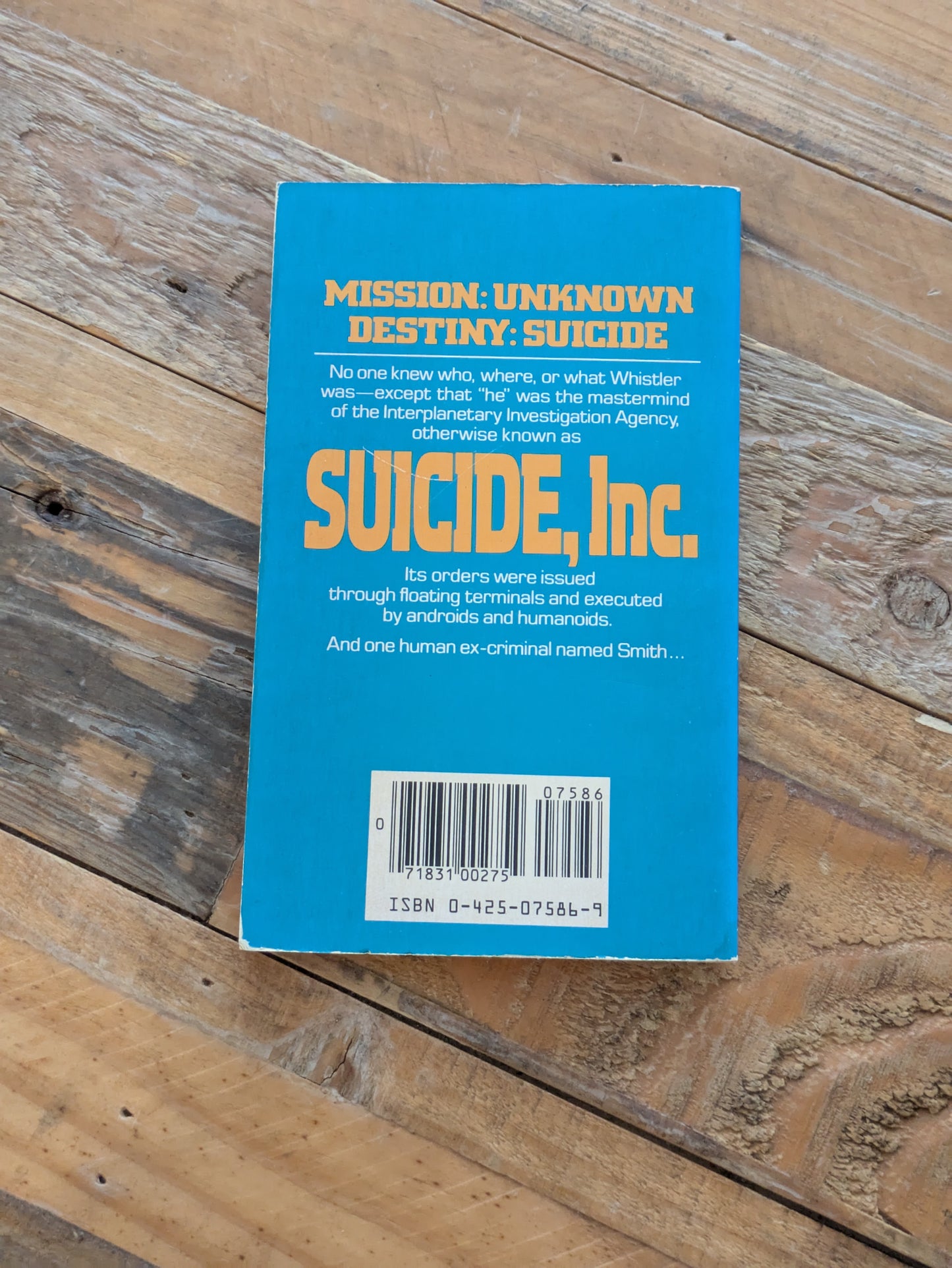 Suicide, Inc. (Vintage Paperback) by Ron Goulart