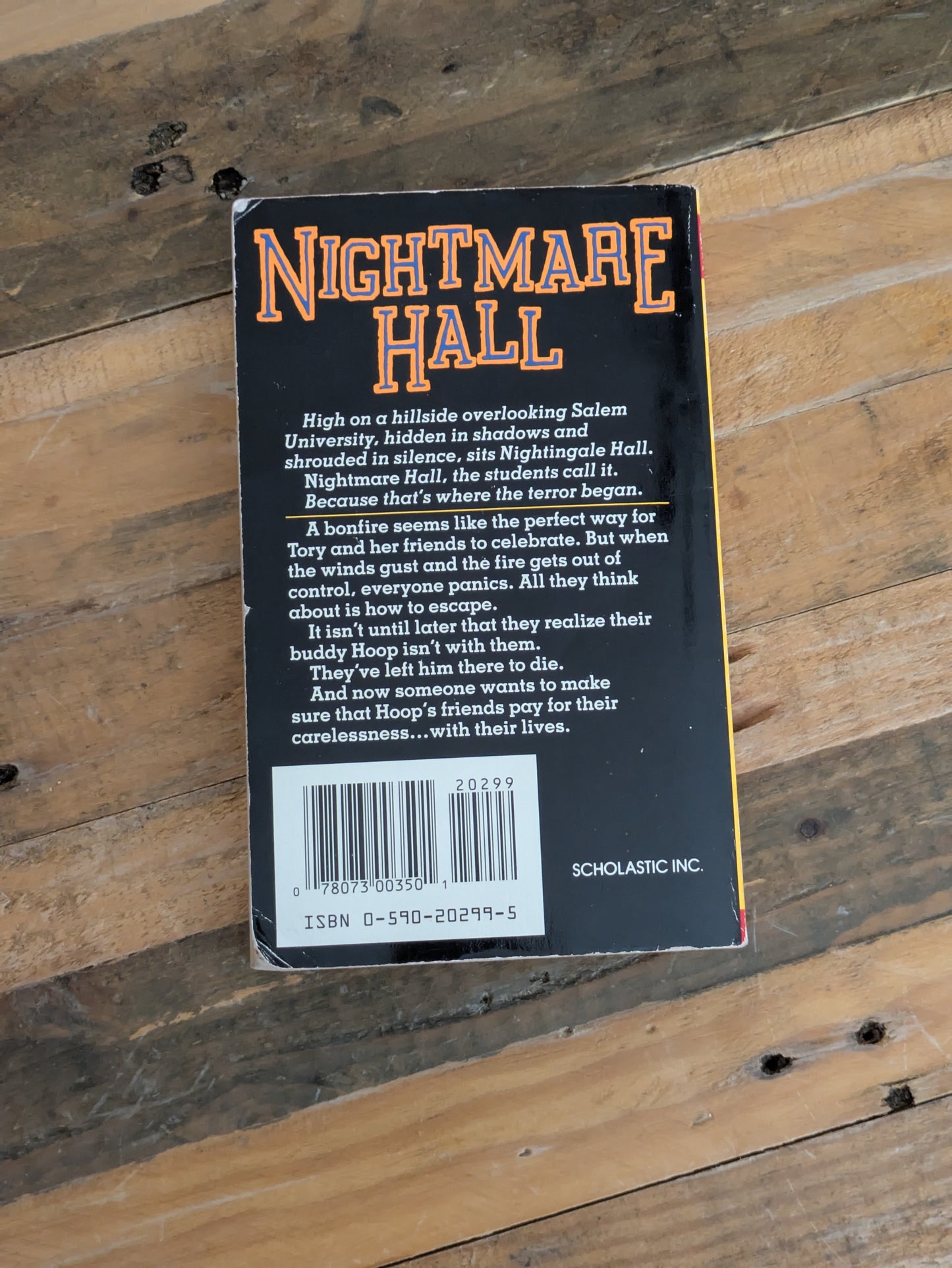 Student Body (Nightmare Hall #21) by Diane Hoh - Vintage Paperback