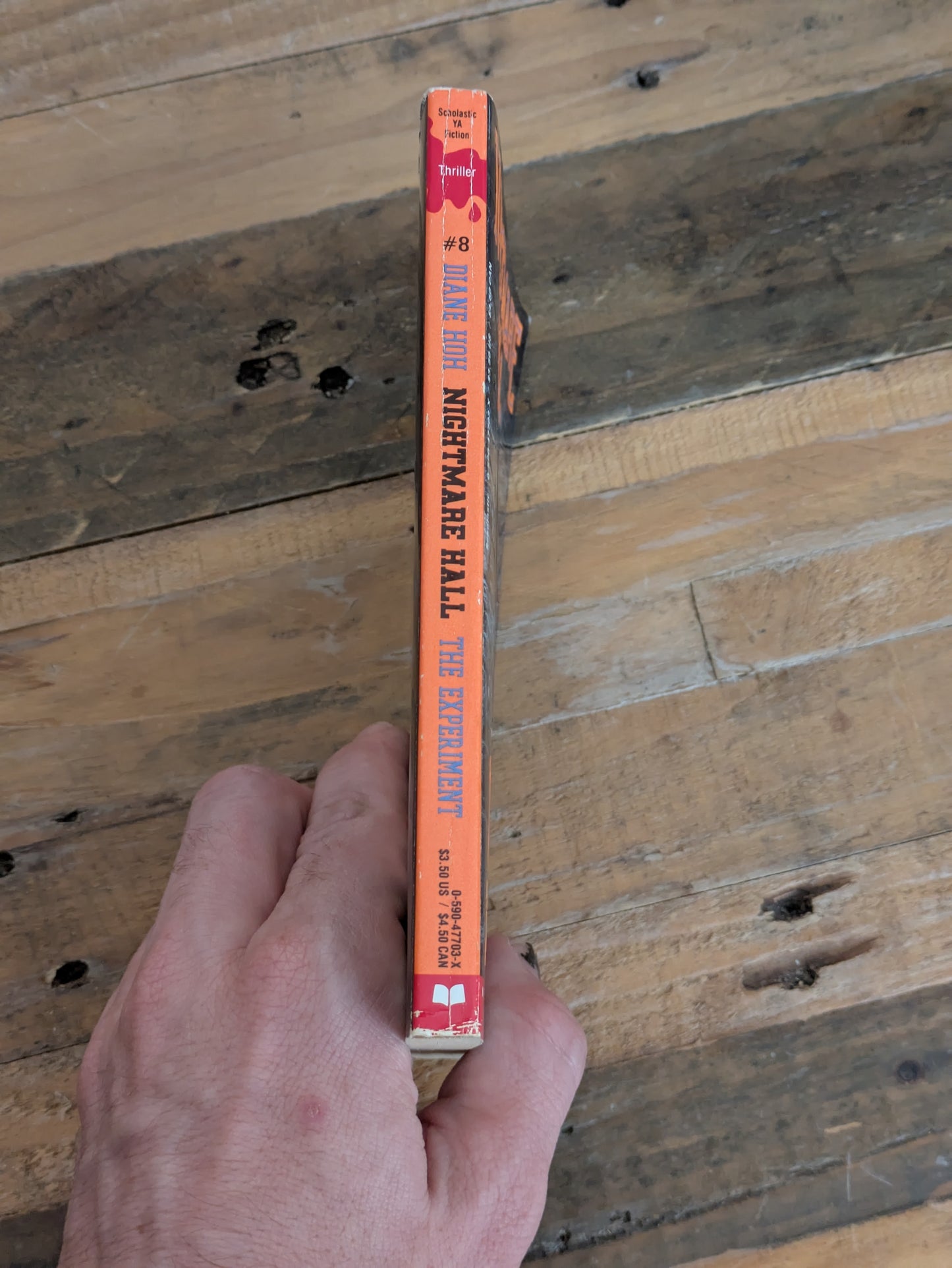 Experiment, The (Nightmare Hall #8) by Diane Hoh - Vintage Paperback