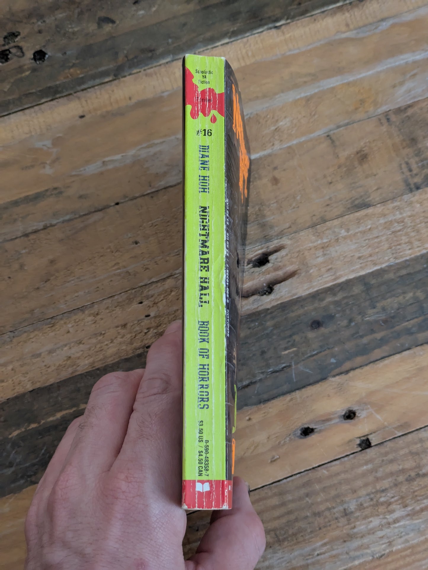 Book of Horrors (Nightmare Hall #16) by Diane Hoh - Vintage Paperback