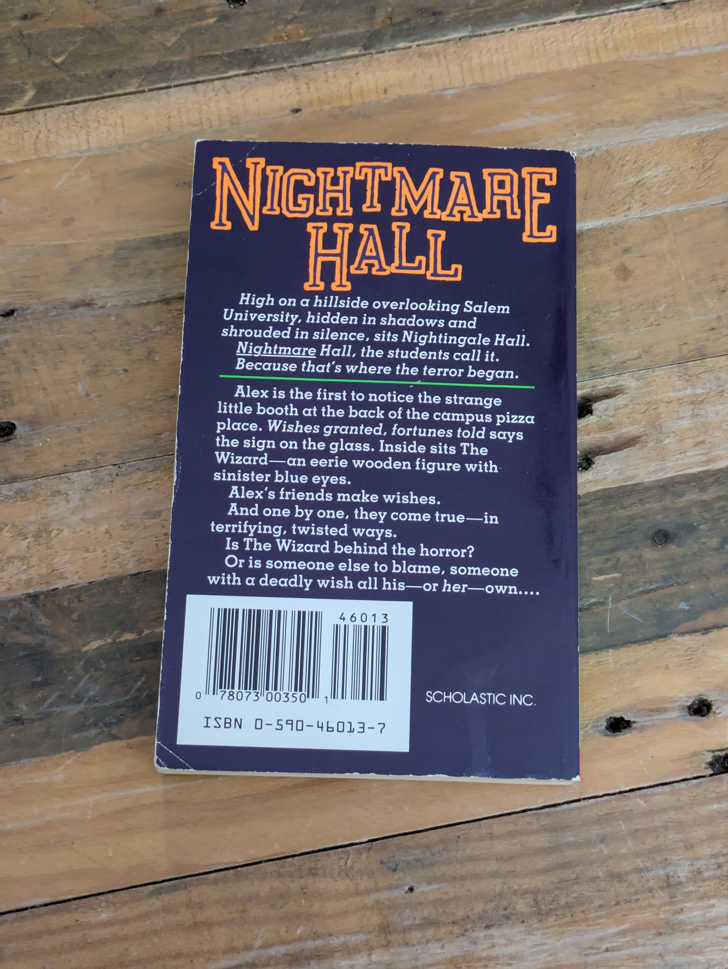 Wish, The (Nightmare Hall #4) by Diane Hoh - Vintage Paperback