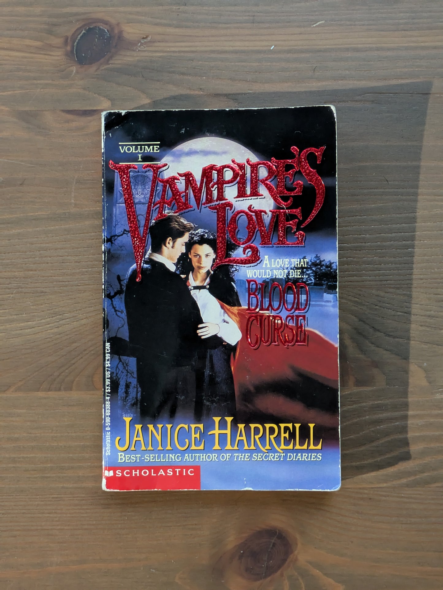 Blood Curse (Vampire's Love #1) by Janice Harrell - Vintage Paperback