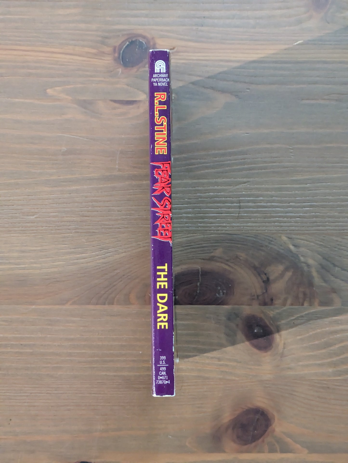 Dare, The (Fear Street #21) by R.L. Stine - Vintage Paperback