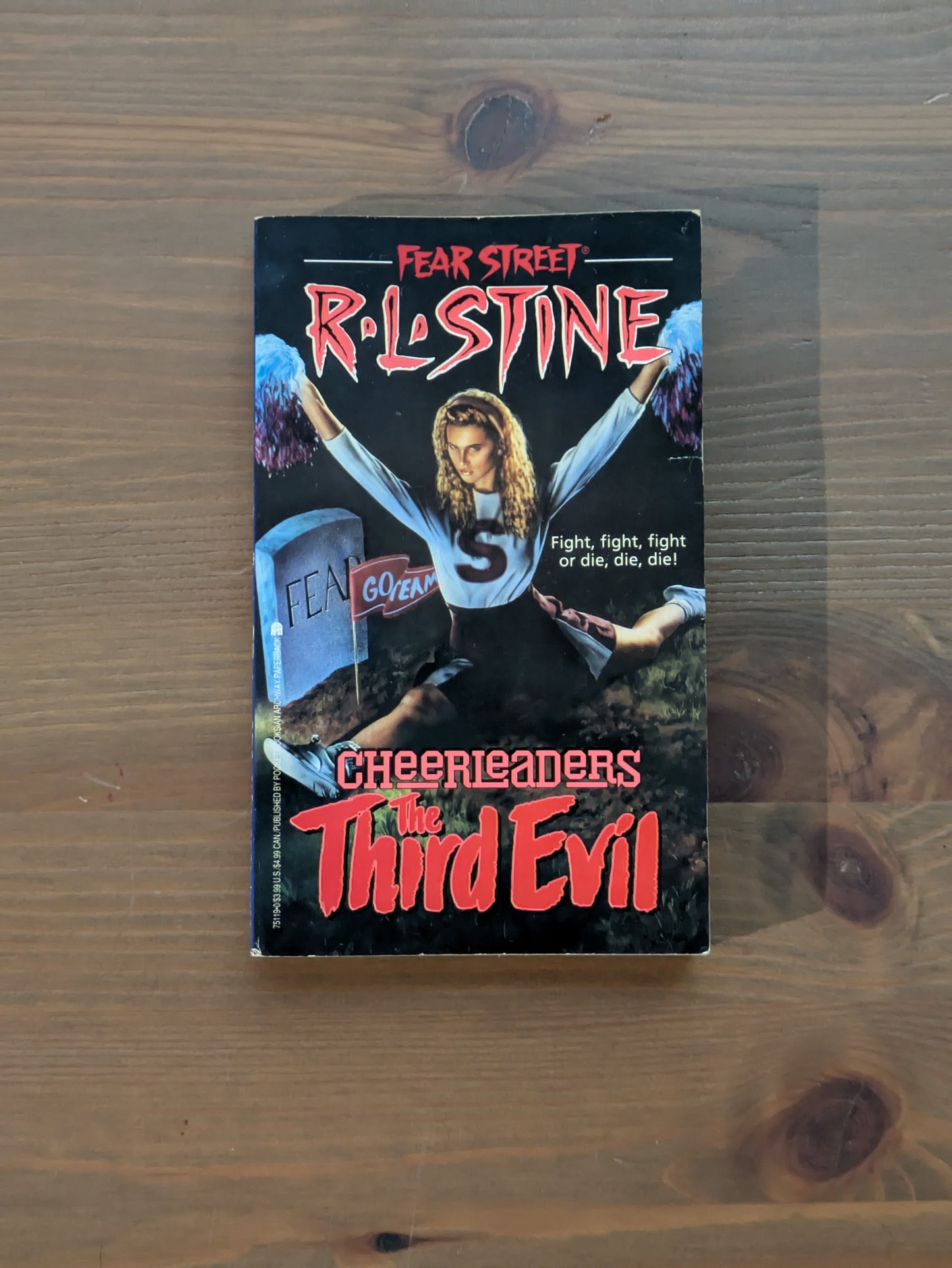 Third Evil, The (Fear Street Cheerleaders #3) by R.L. Stine - Vintage Paperback