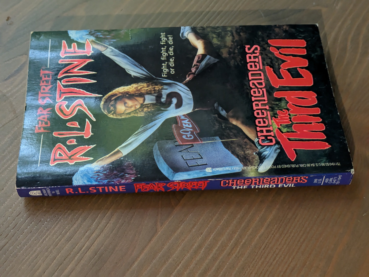 Third Evil, The (Fear Street Cheerleaders #3) by R.L. Stine - Vintage Paperback