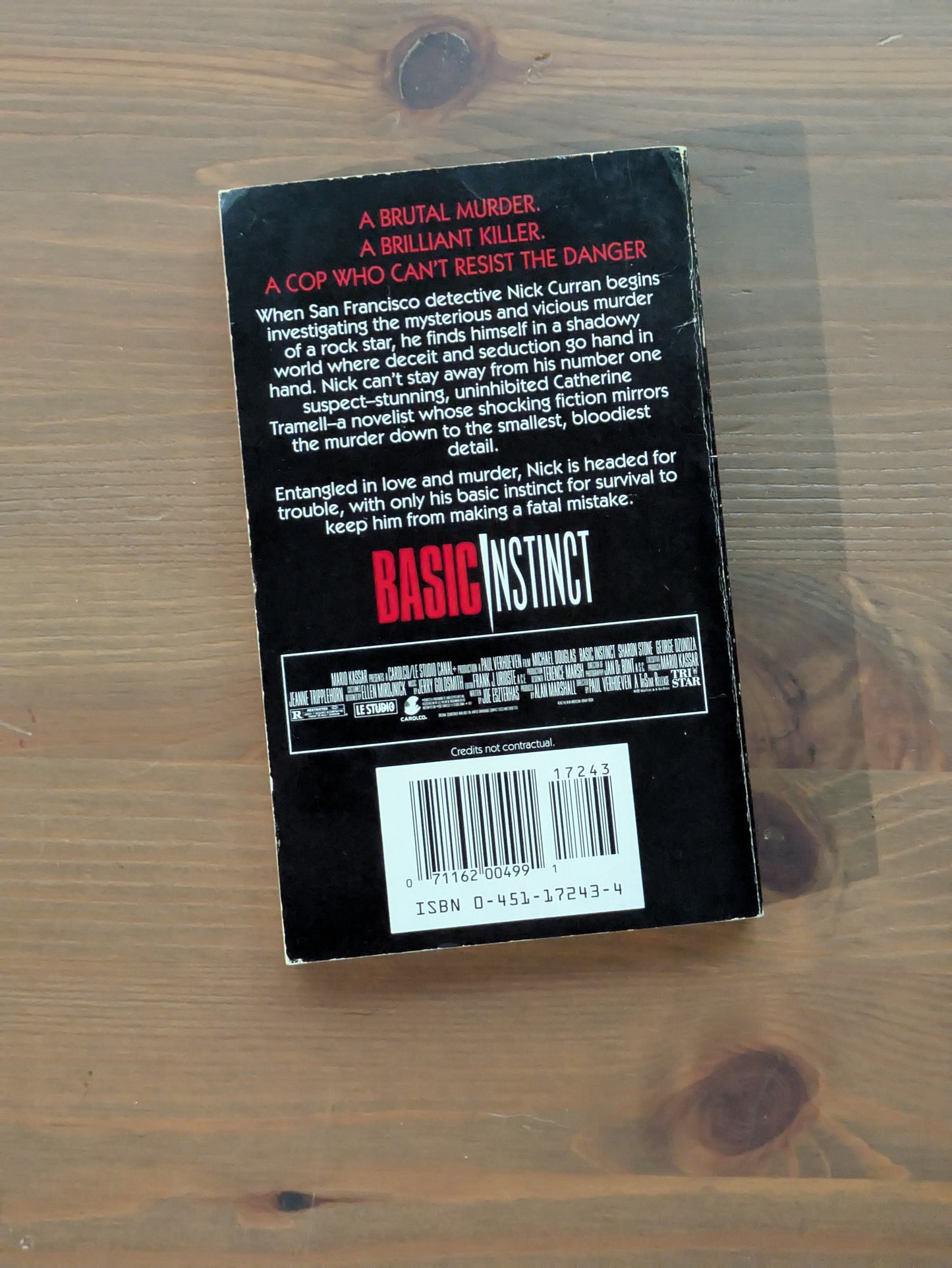 Basic Instinct (Vintage Movie Tie-In Edition) by Richard Osborne