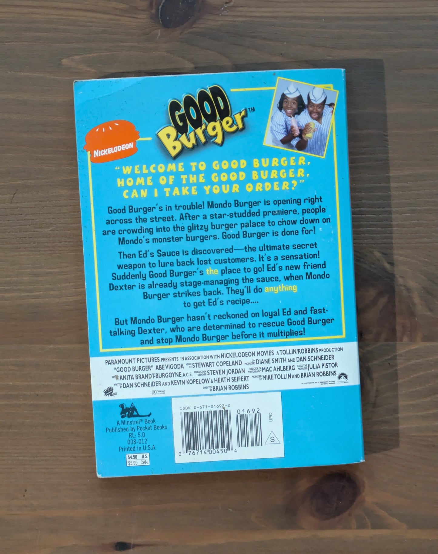 Good Burger (Vintage Tie-In Paperback) by Joseph Locke