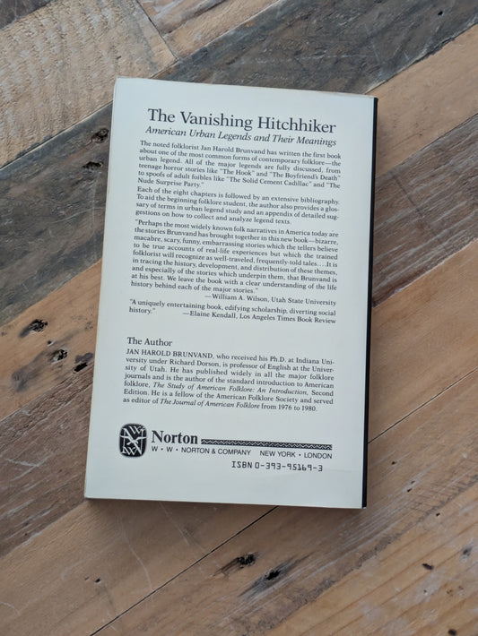 Vanishing Hitchhiker: American Urban Legends and Their Meanings, The (Vintage Paperback) by Jan Harold Brunvand