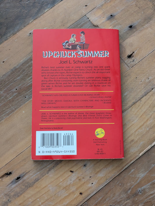 Upchuck Summer (Vintage Paperback) by Joel L. Schwartz