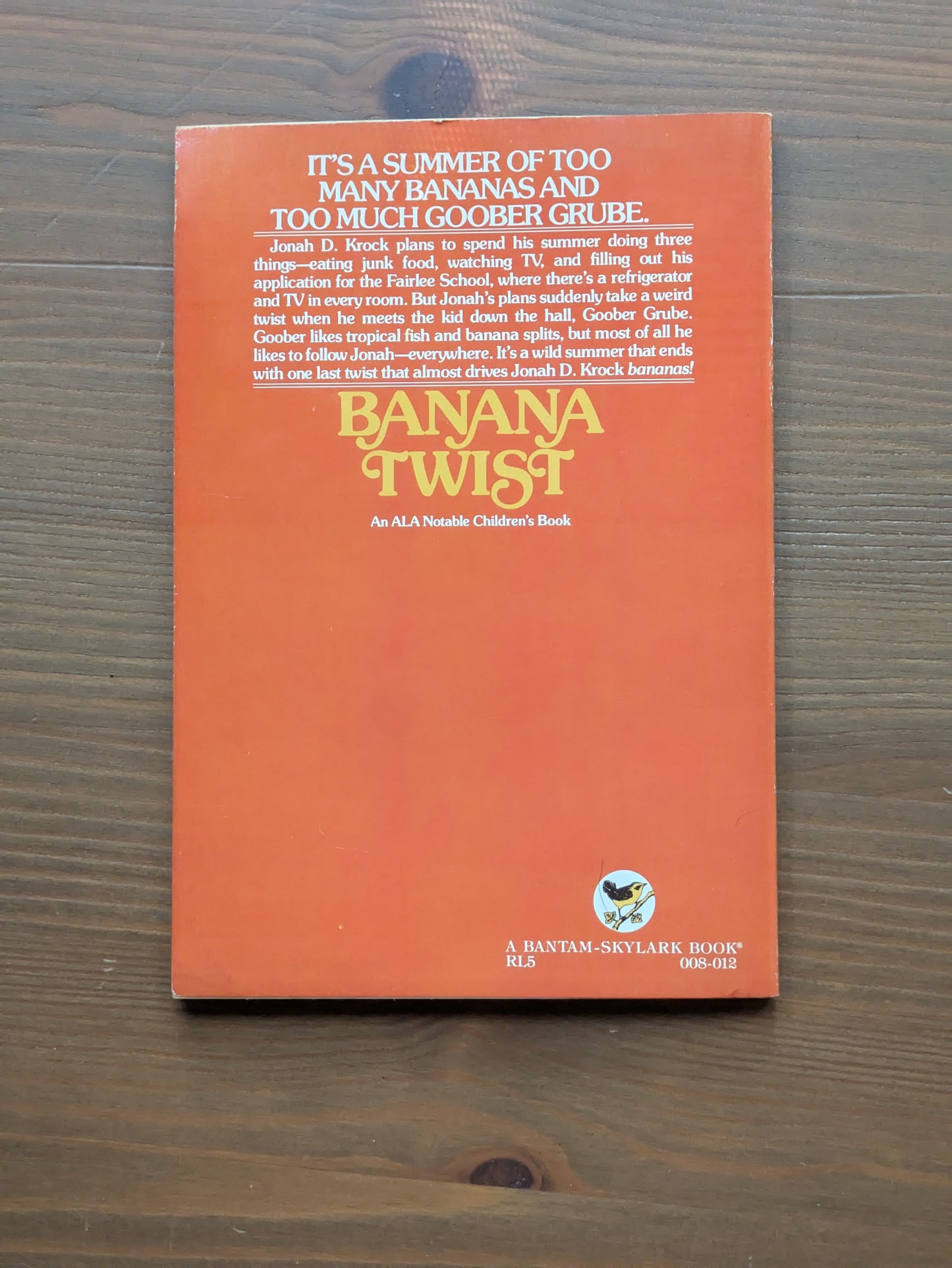 Banana Twist (Vintage Paperback) by Florence Parry Heide