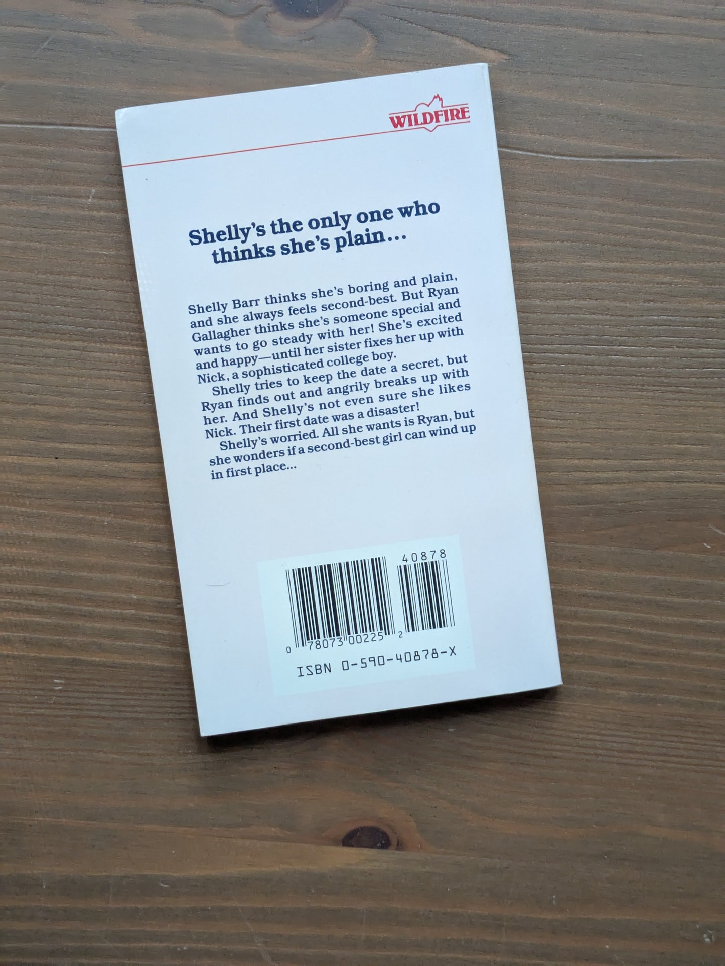 Second Best (Wildfire #19) by Helen Cavanagh - Vintage Paperback