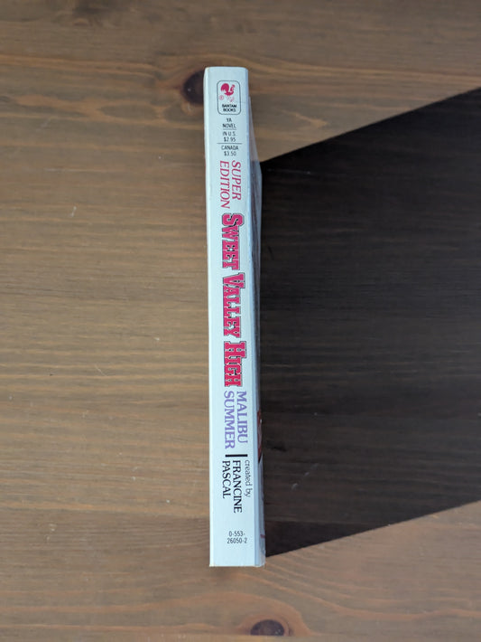 Malibu Summer (Sweet Valley High Super Editions #4) by Francine Pascal - Vintage Paperback