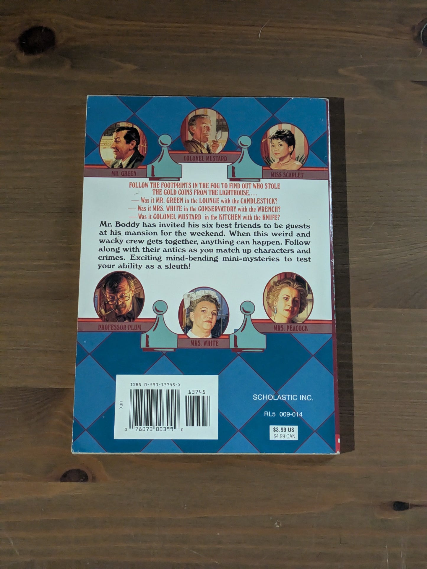 Footprints in the Fog (Clue #18) by Dona Smith - Vintage Paperback