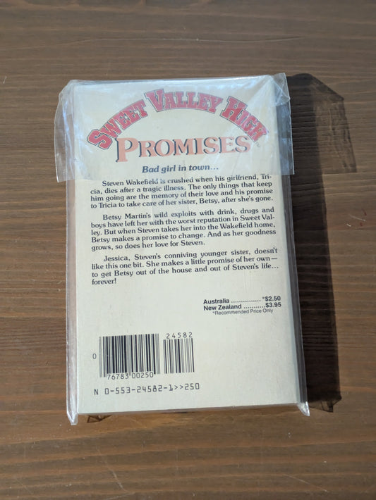 Promises (Sweet Valley High #15) by Francine Pascal - Vintage Paperback