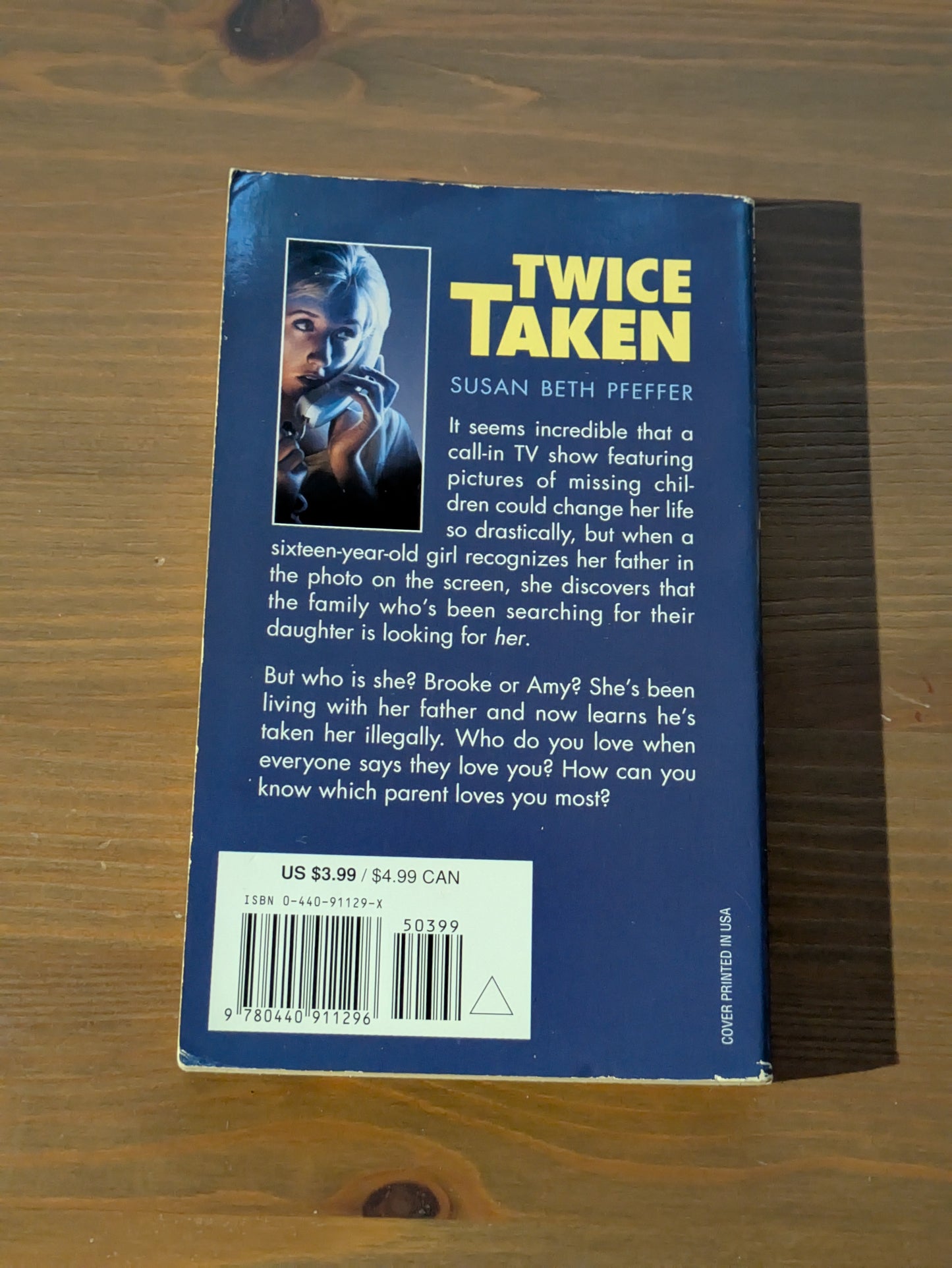 Twice Taken (Vintage Paperback) by Susan Beth Pfeffer