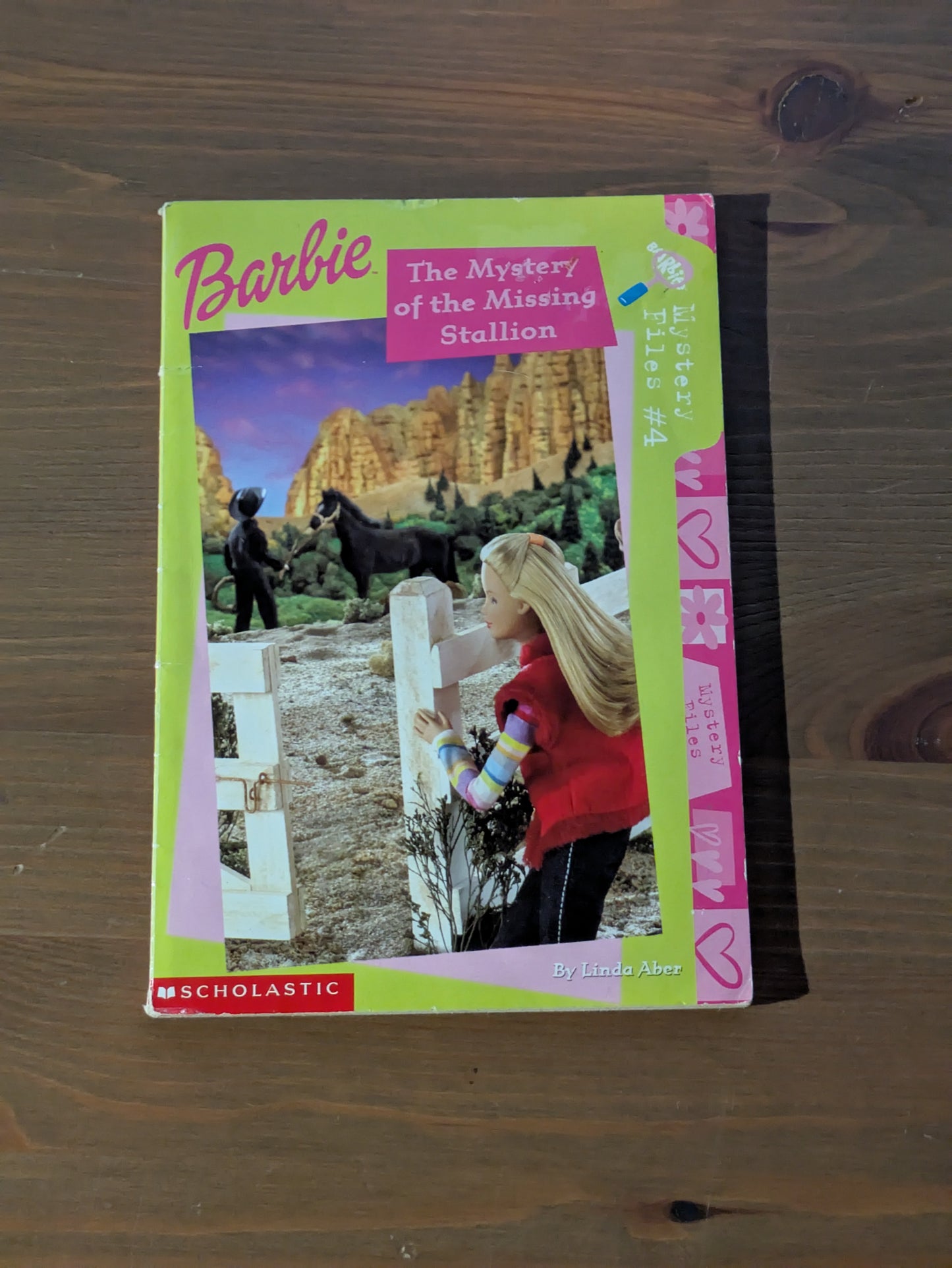 Mystery of the Missing Stallion, The (Barbie Mystery Files #4) by Linda Williams Aber - Vintage Paperback