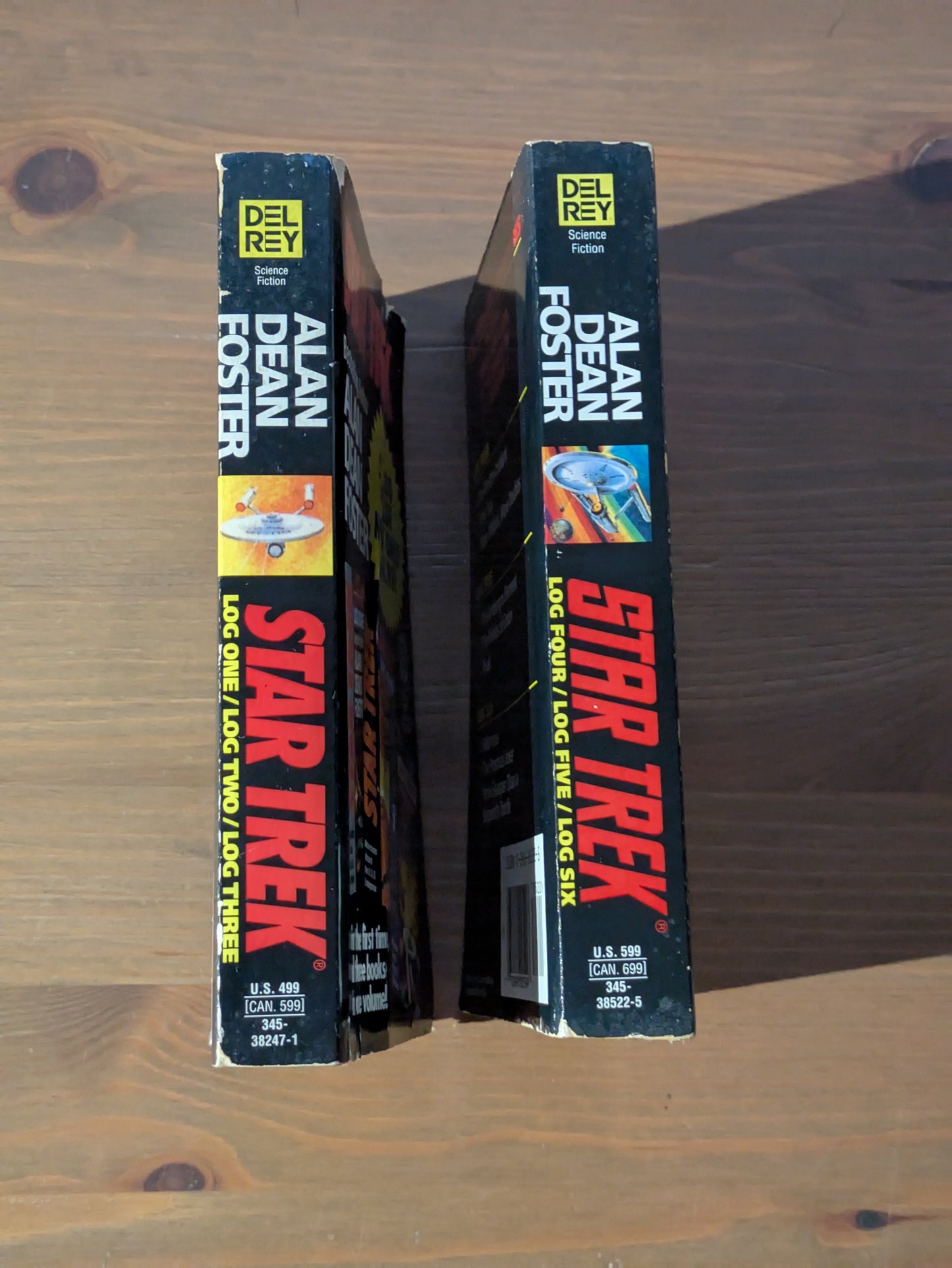 Star Trek Logs #1-6 (Paperback Book Set) by Alan Dean Foster - 1993 Anthologies