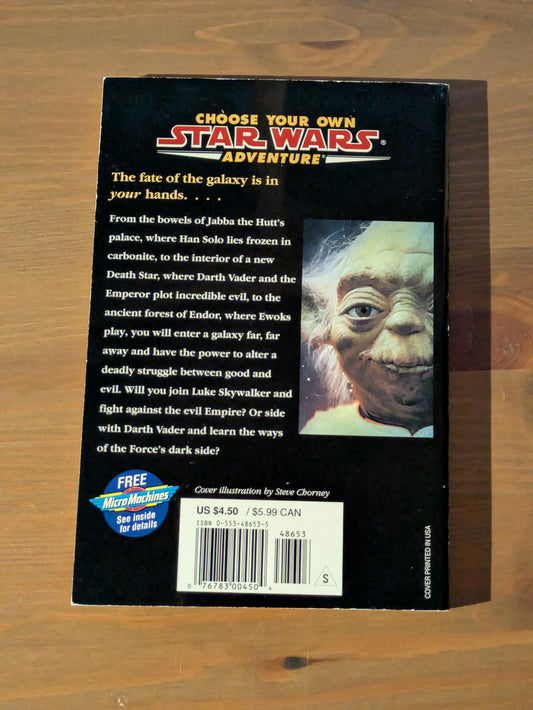 Return of the Jedi (Choose Your Own STAR WARS Adventure #3) by Christopher Golden - Vintage Paperback