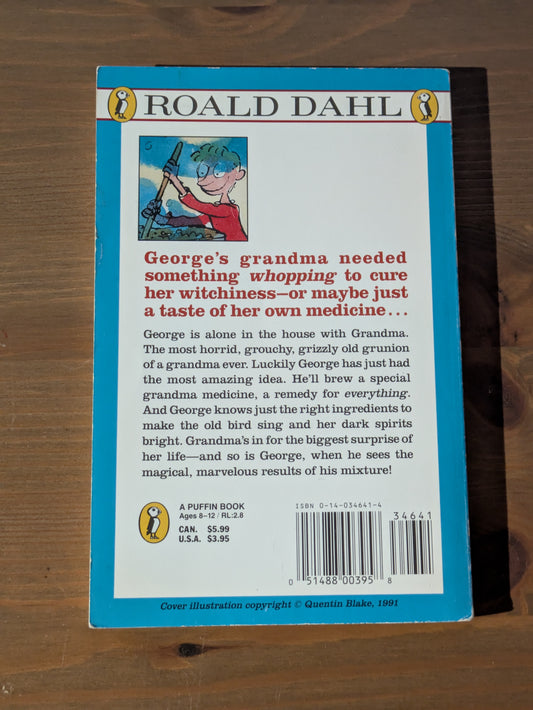 George's Marvellous Medicine (Vintage Paperback) by Roald Dahl