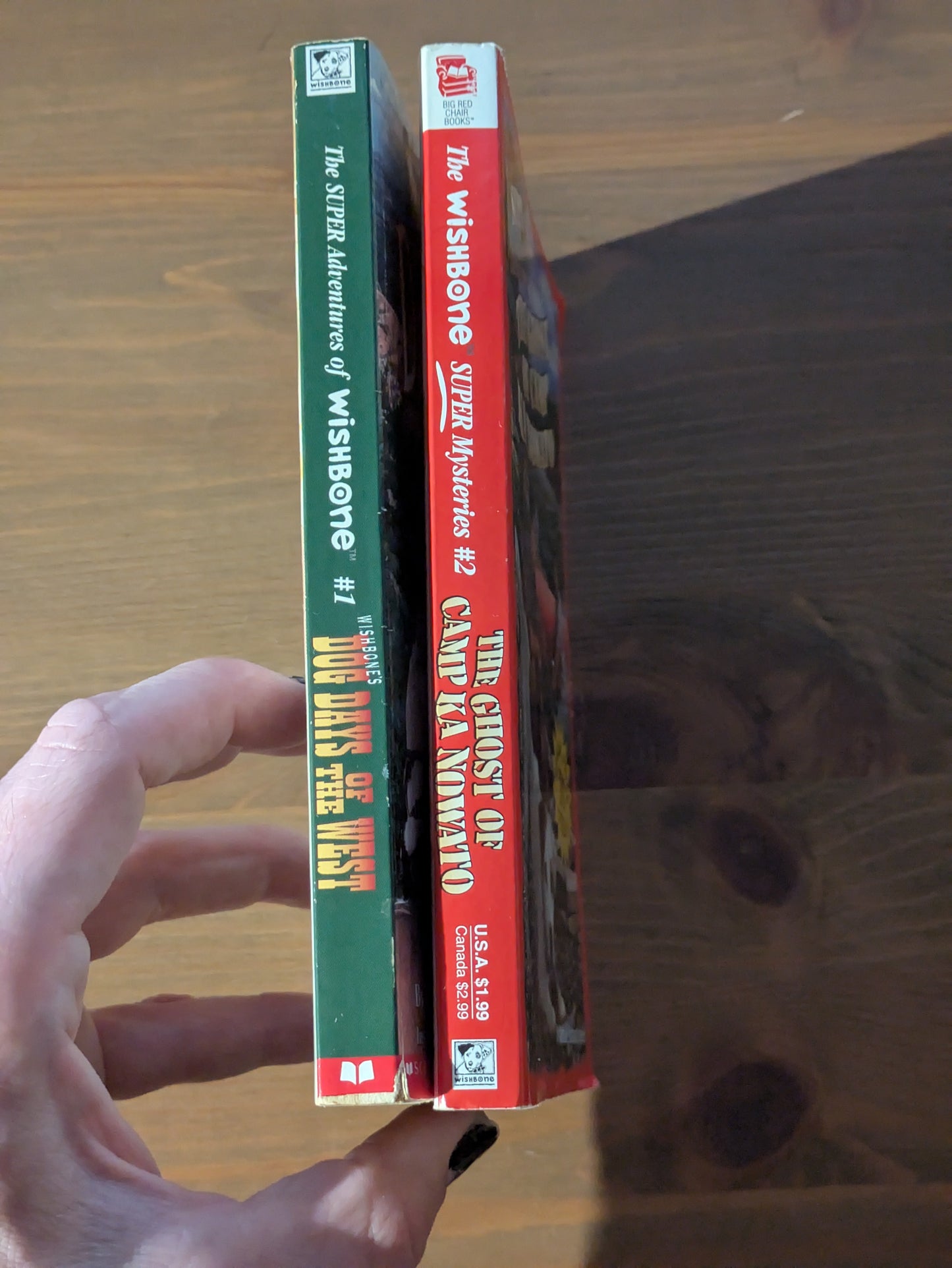 Wishbone Super Adventures (2-pack) Dog Days of the West, Ghost Camp of Ka Nowato - Vintage Paperbacks