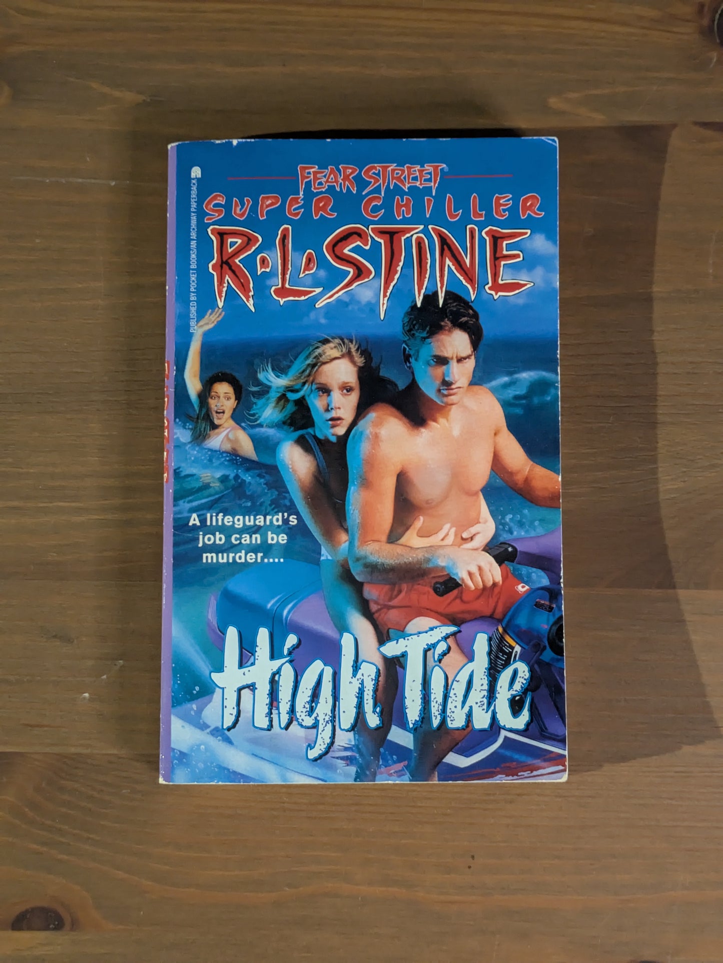 High Tide (Fear Street Super Chiller #12) by R.L. Stine - Vintage Paperback