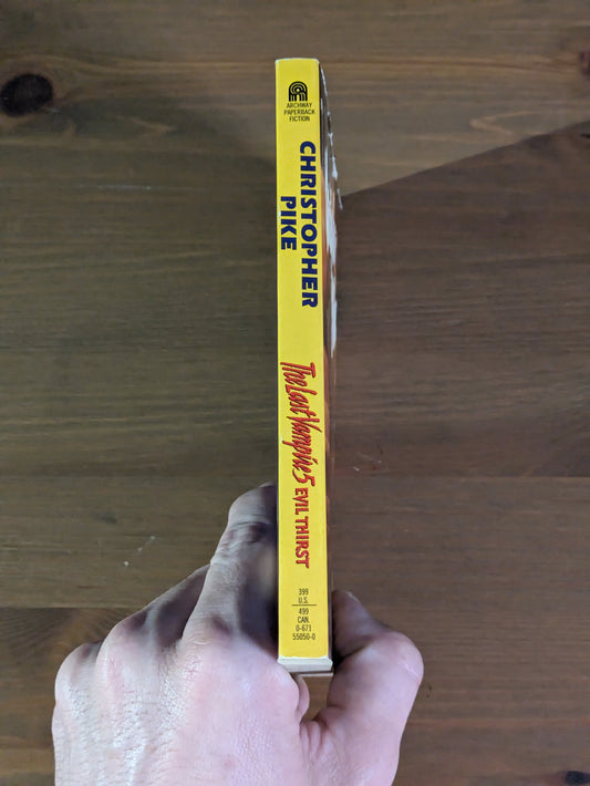 Evil Thirst (The Last Vampire #5) by Christopher Pike - Vintage Paperback