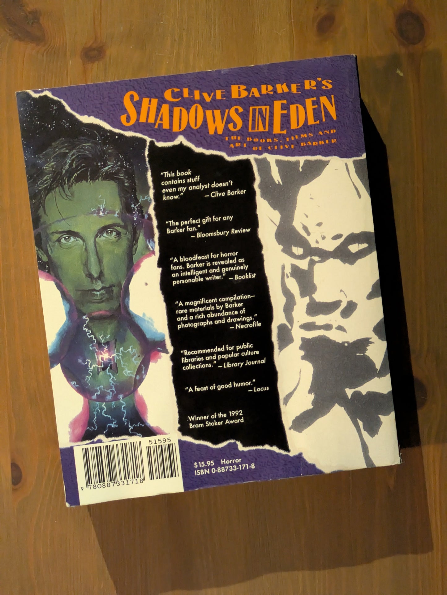 Clive Barker's Shadows in Eden (Paperback) by Stephen Jones (Editor), Stephen King (Introduction)