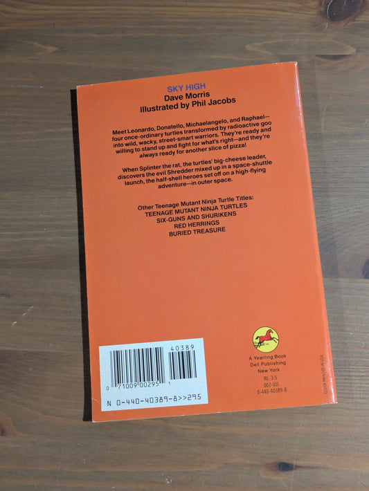 Sky High (Teenage Mutant Ninja Turtles) by Dave Morris - Vintage Paperback