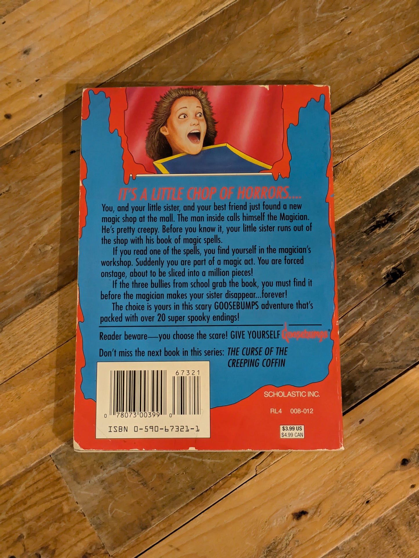 Under the Magician's Spell (Give Yourself Goosebumps #7) by R.L. Stine - Vintage Paperback