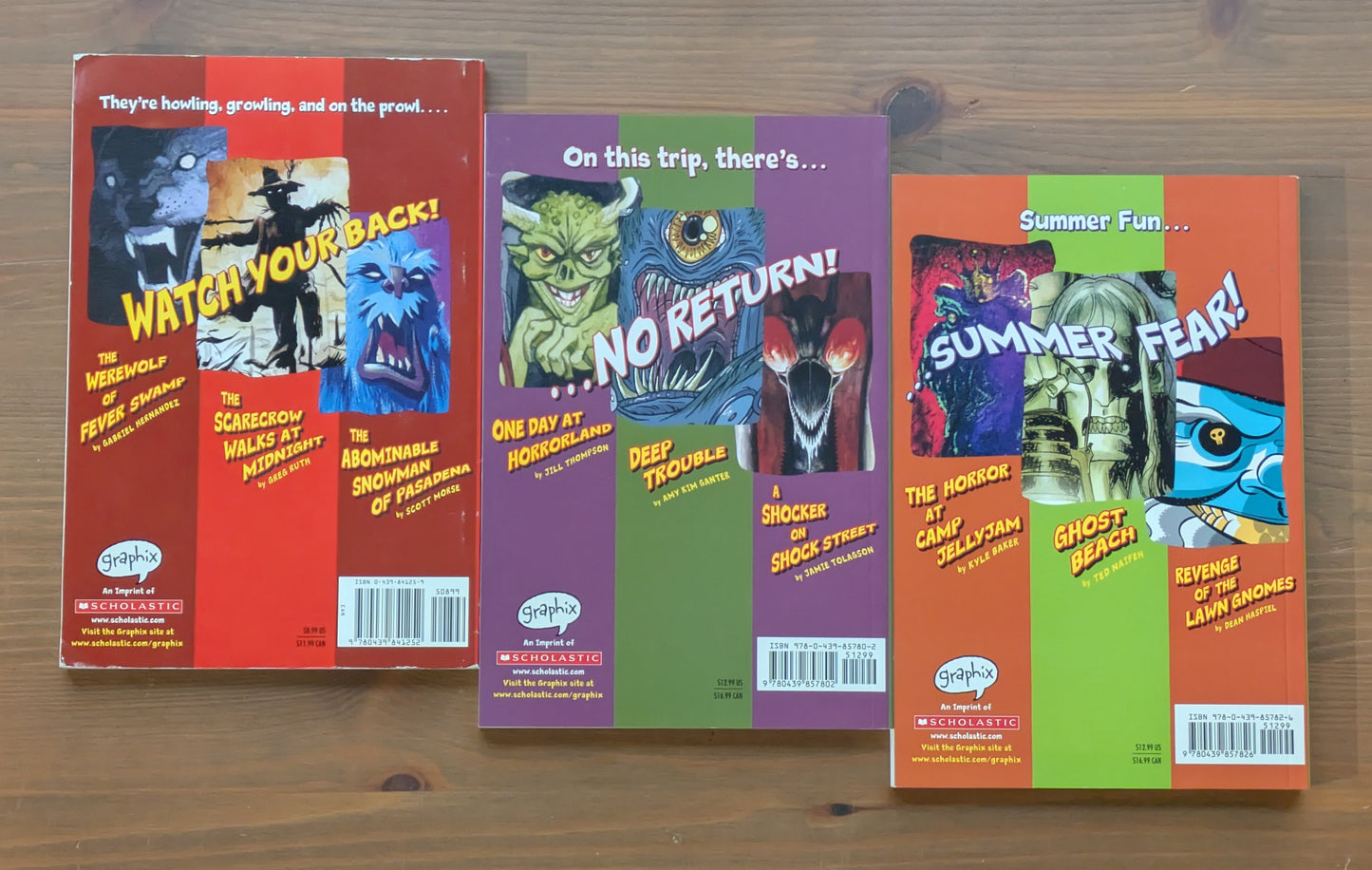 Goosebumps Graphix #1-3 (Paperback Collection Set) by R.L. Stine