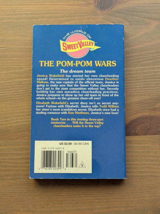 Pom-Pom Wars, The (Sweet Valley High #113) by Francine Pascal