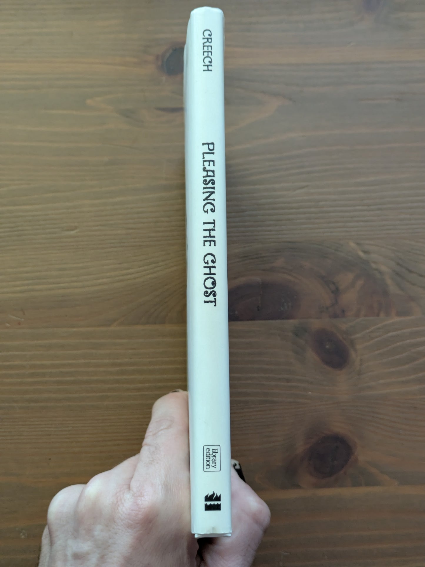 Pleasing the Ghost (Signed Hardcover) by Sharon Creech, Stacey Schuett (Illustrator)