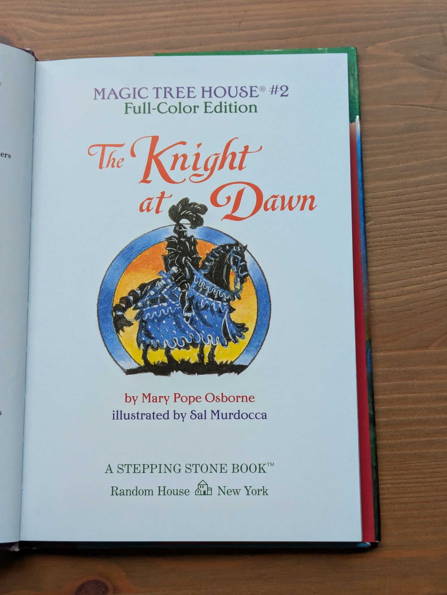 Knight at Dawn, The (Magic Tree House #2) by Mary Pope Osborne - Hardcover