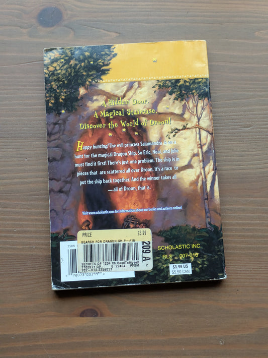 Search for the Dragon Ship (The Secrets Of Droon #18) by Tony Abbott