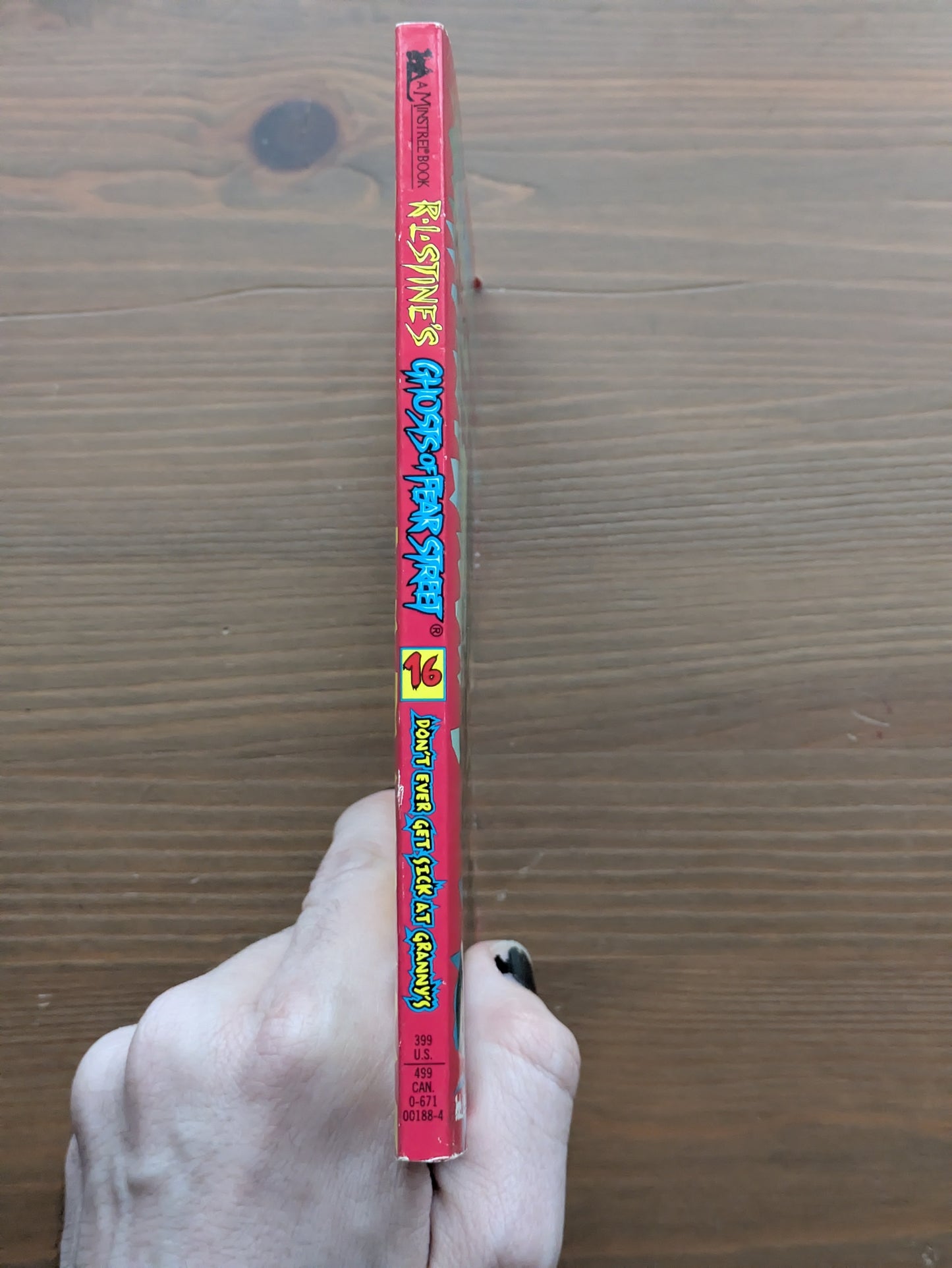 Don't Ever Get Sick at Granny's (Ghosts of Fear Street #16) by R.L. Stine, Jahnna N. Malcolm - Vintage Paperback