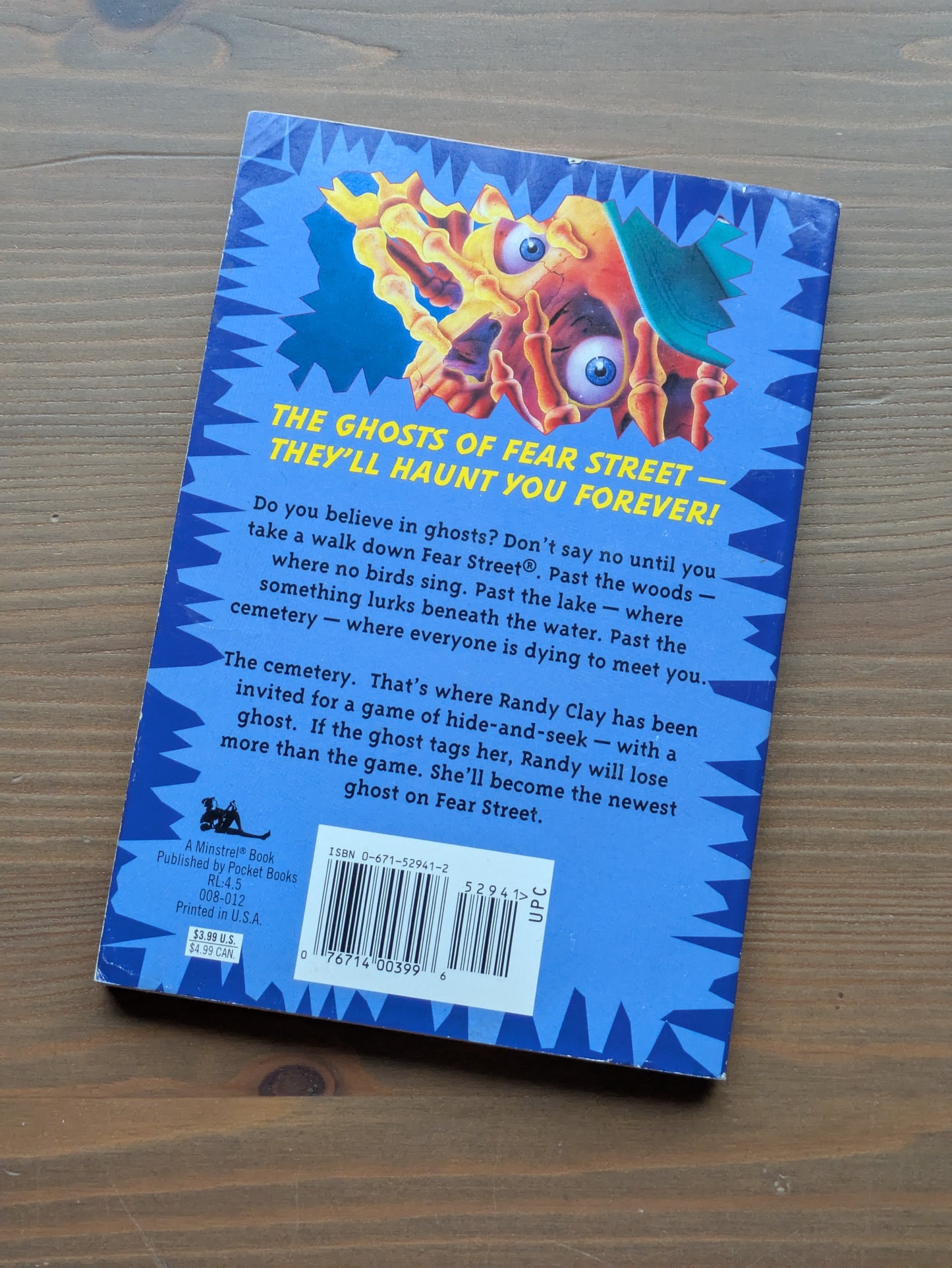 Hide and Shriek (Ghosts of Fear Street #1) Mass Market Paperbound R. L. Stine