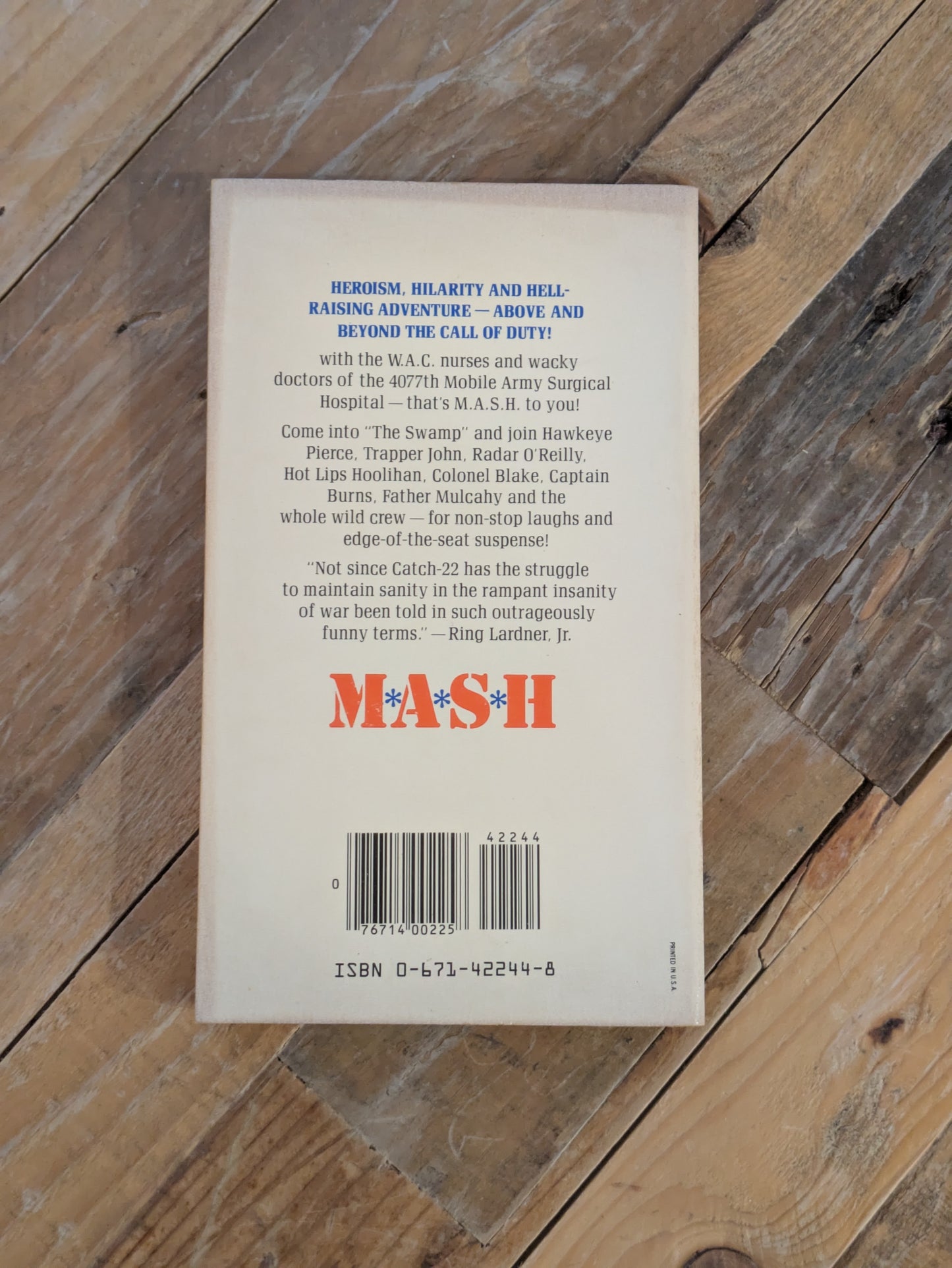 MASH: A Novel about Three Army Doctors (Vintage Paperback) by Richard Hooker