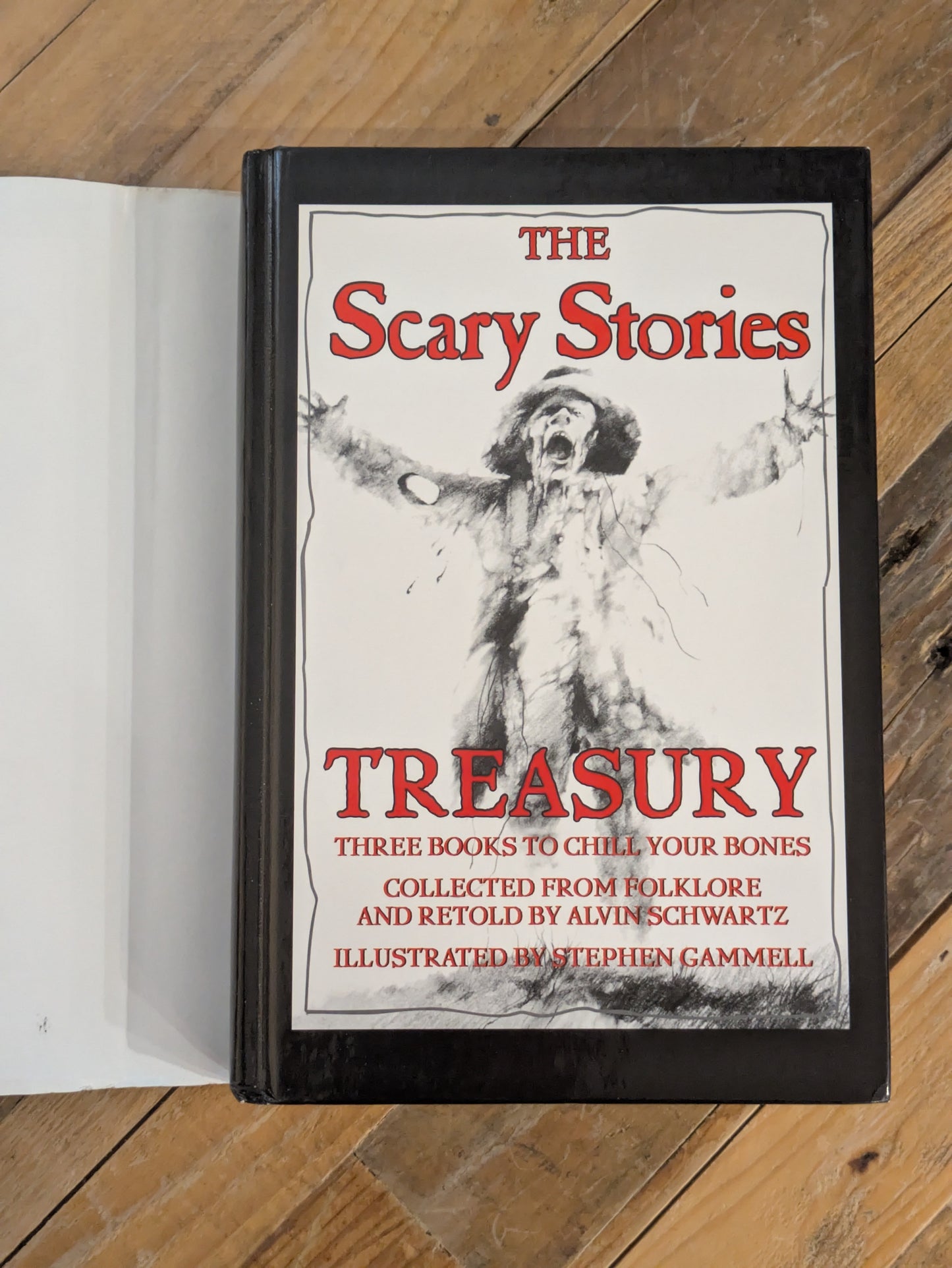 Scary Stories Treasury (Vintage Hardcover) by Alvin Schwartz, Stephen Gammell (Illustrator)
