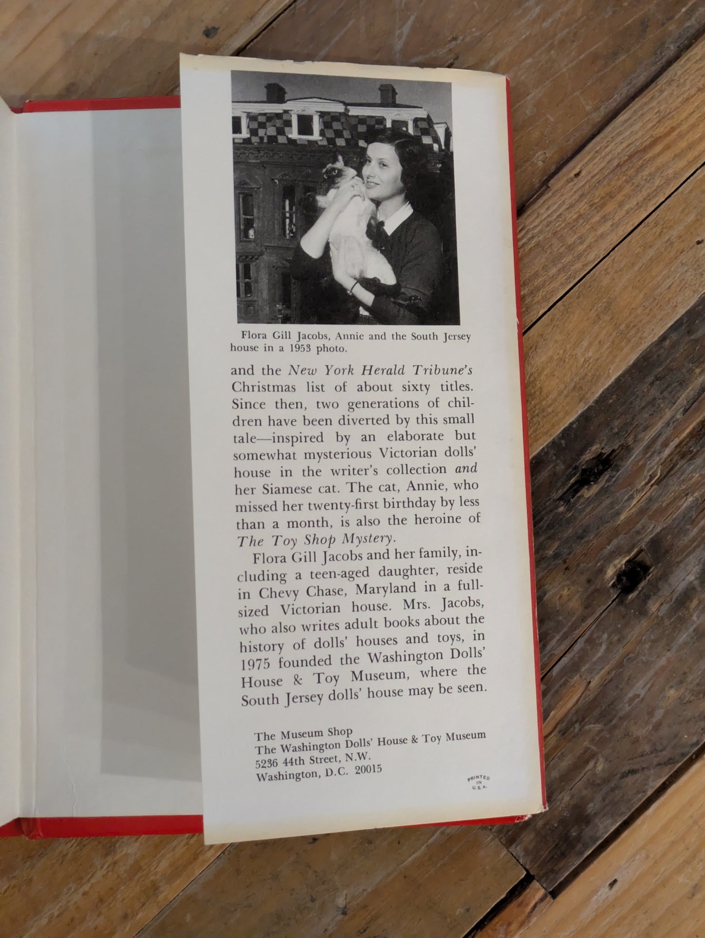Doll House Mystery, The (Autographed Hardcover) by Flora Gill Jacobs, Chuck Gruen (Illustrator)