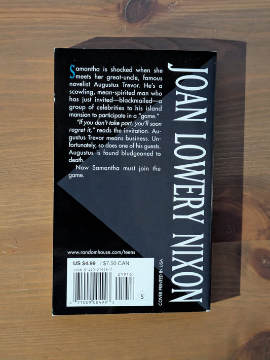 Name of the Game Was Murder, The (Vintage Paperback) by Joan Lowery Nixon