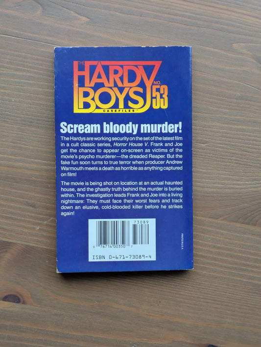 Web of Horror (The Hardy Boys Casefiles #53) by Franklin W. Dixon - Vintage Paperback
