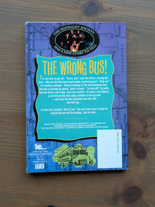 Tale of the Phantom School Bus, The (Are You Afraid of the Dark? #6) by Brad Strickland - Vintage Paperback
