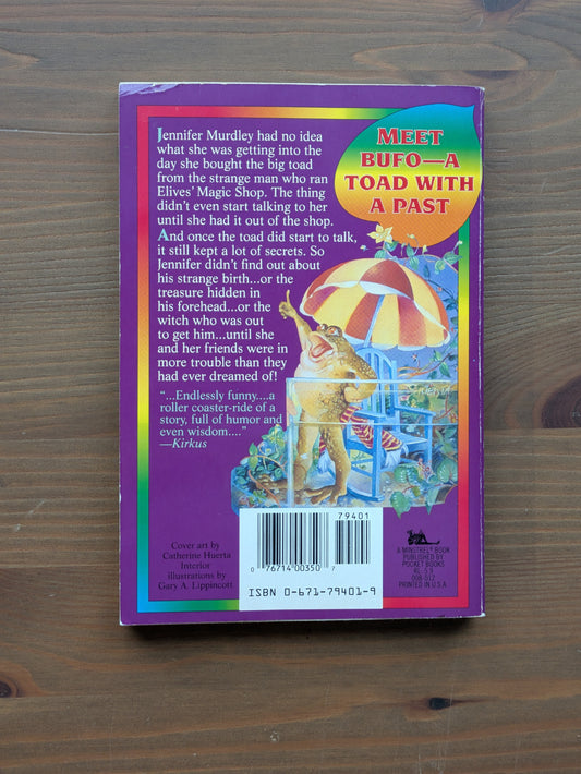 Jennifer Murdley's Toad (Magic Shop #3) by Bruce Coville - Vintage Paperback