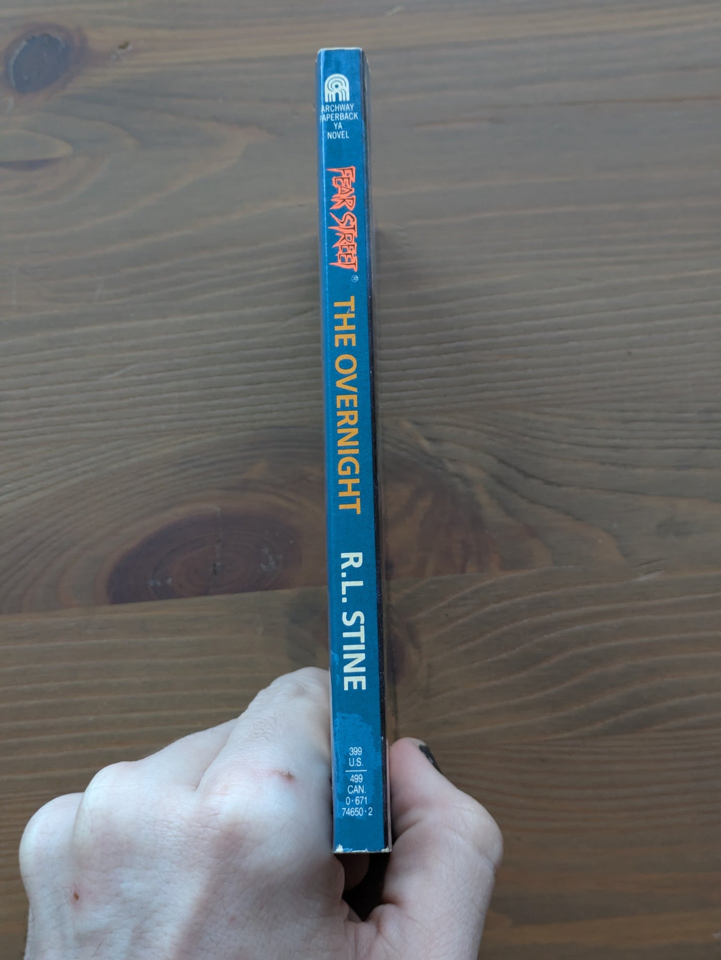 Overnight, The (Fear Street #4) by R.L. Stine - Vintage Paperback